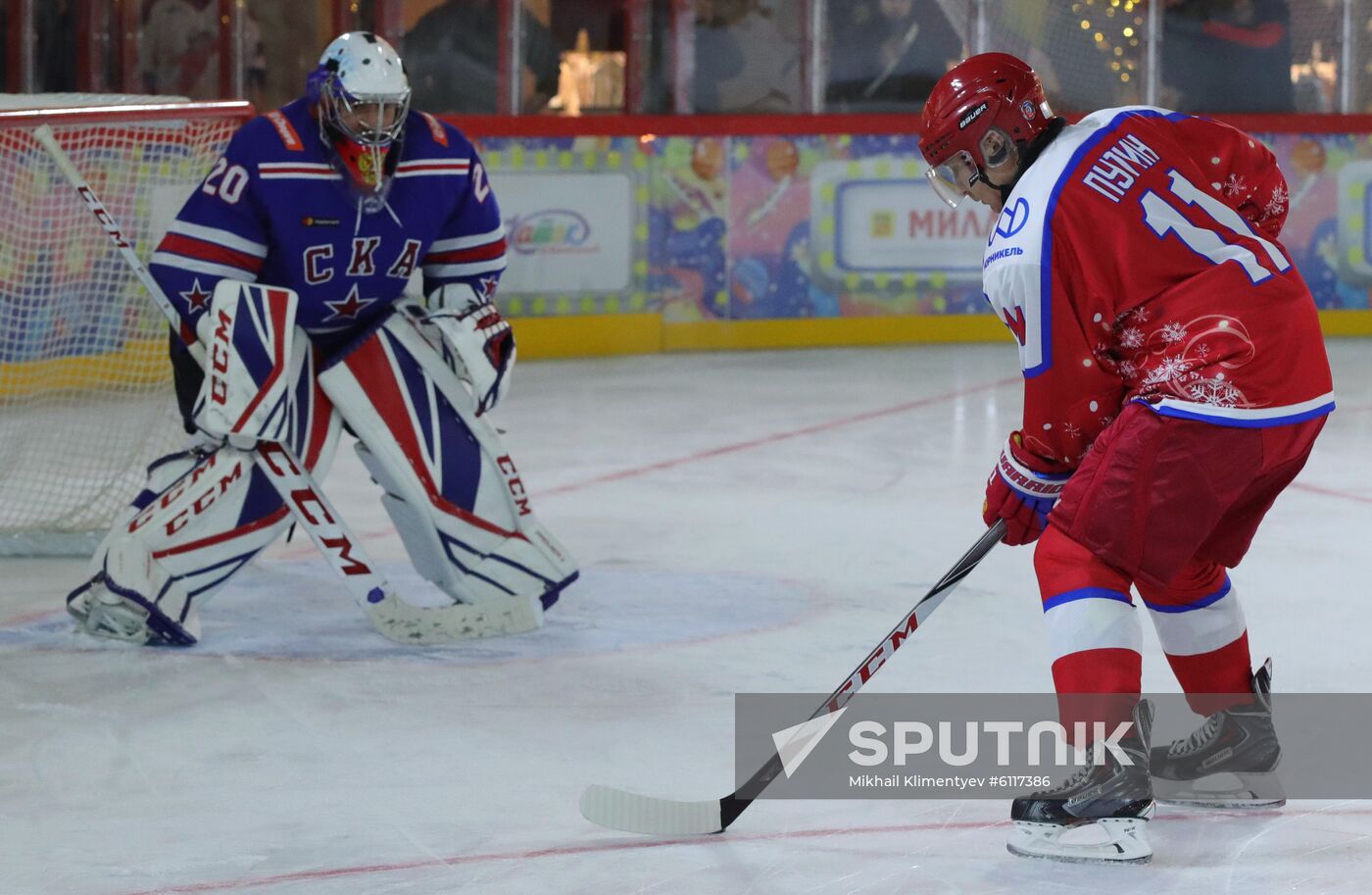 Russia Putin Ice Hockey