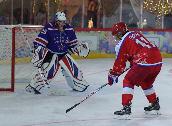 Russia Putin Ice Hockey