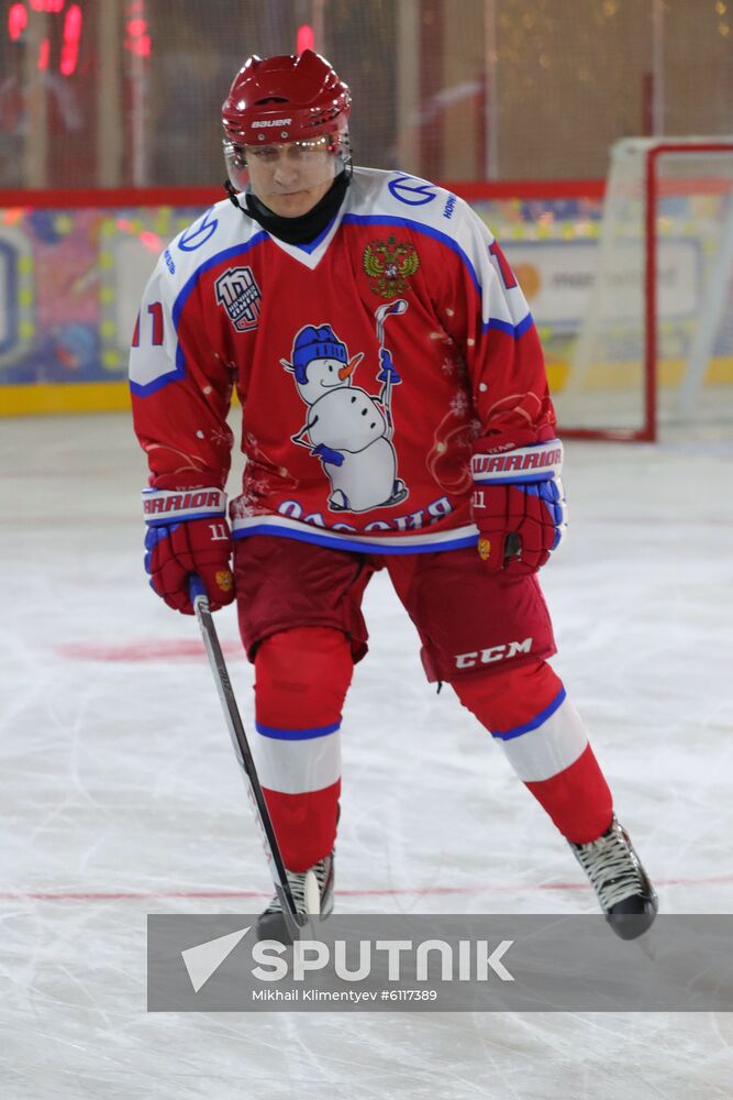 Russia Putin Ice Hockey