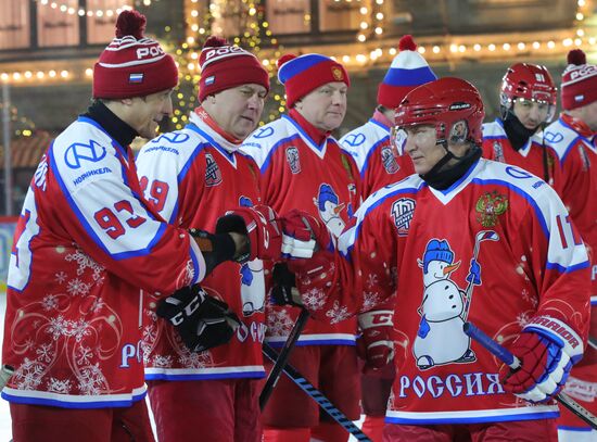 Russia Putin Ice Hockey