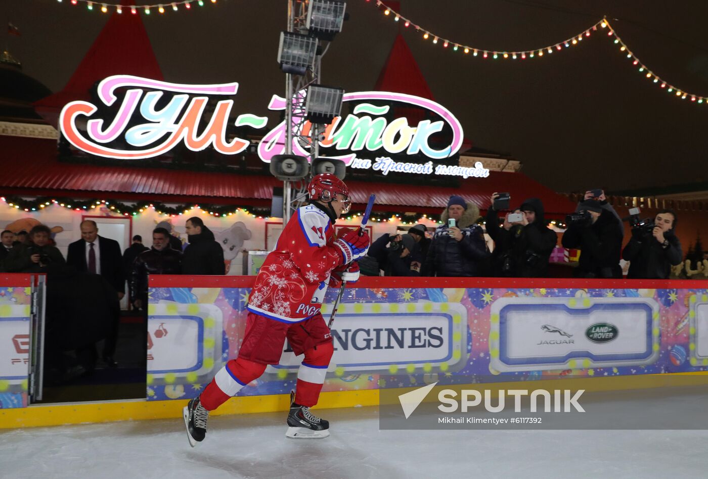 Russia Putin Ice Hockey