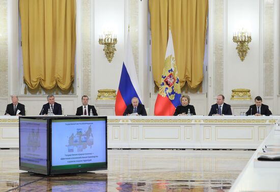 Russia Putin State Council