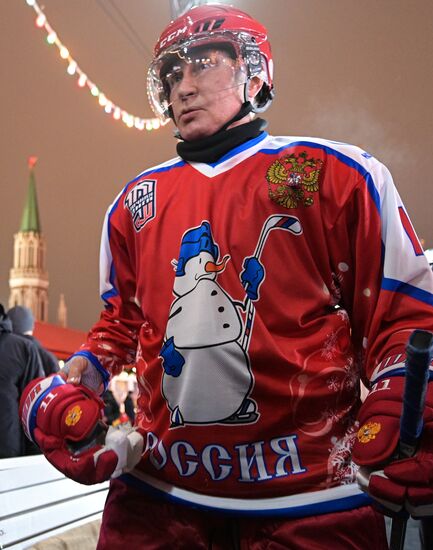 Russia Putin Ice Hockey