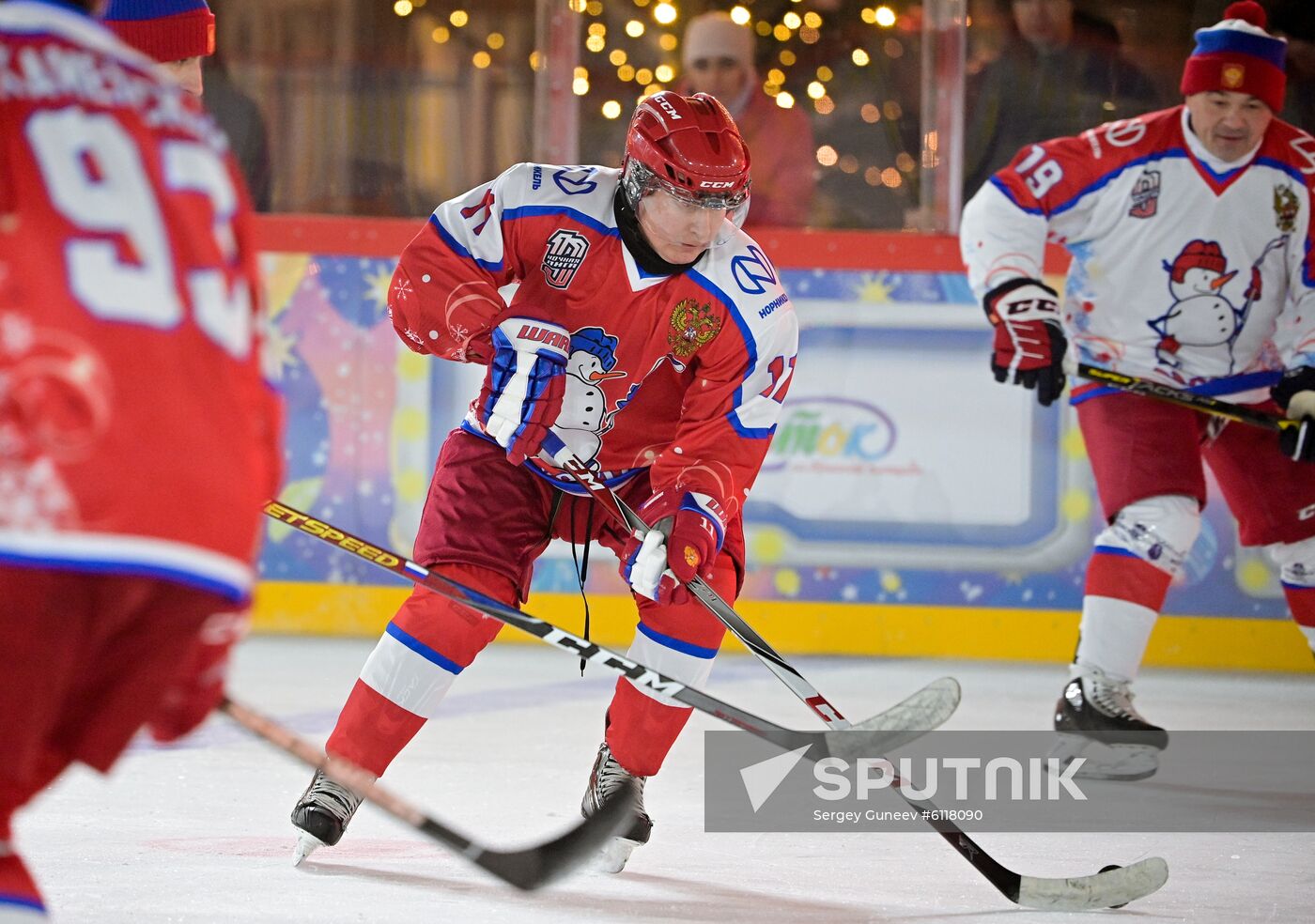 Russia Putin Ice Hockey