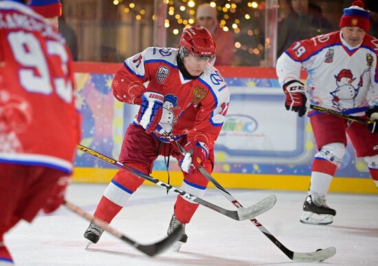 Russia Putin Ice Hockey