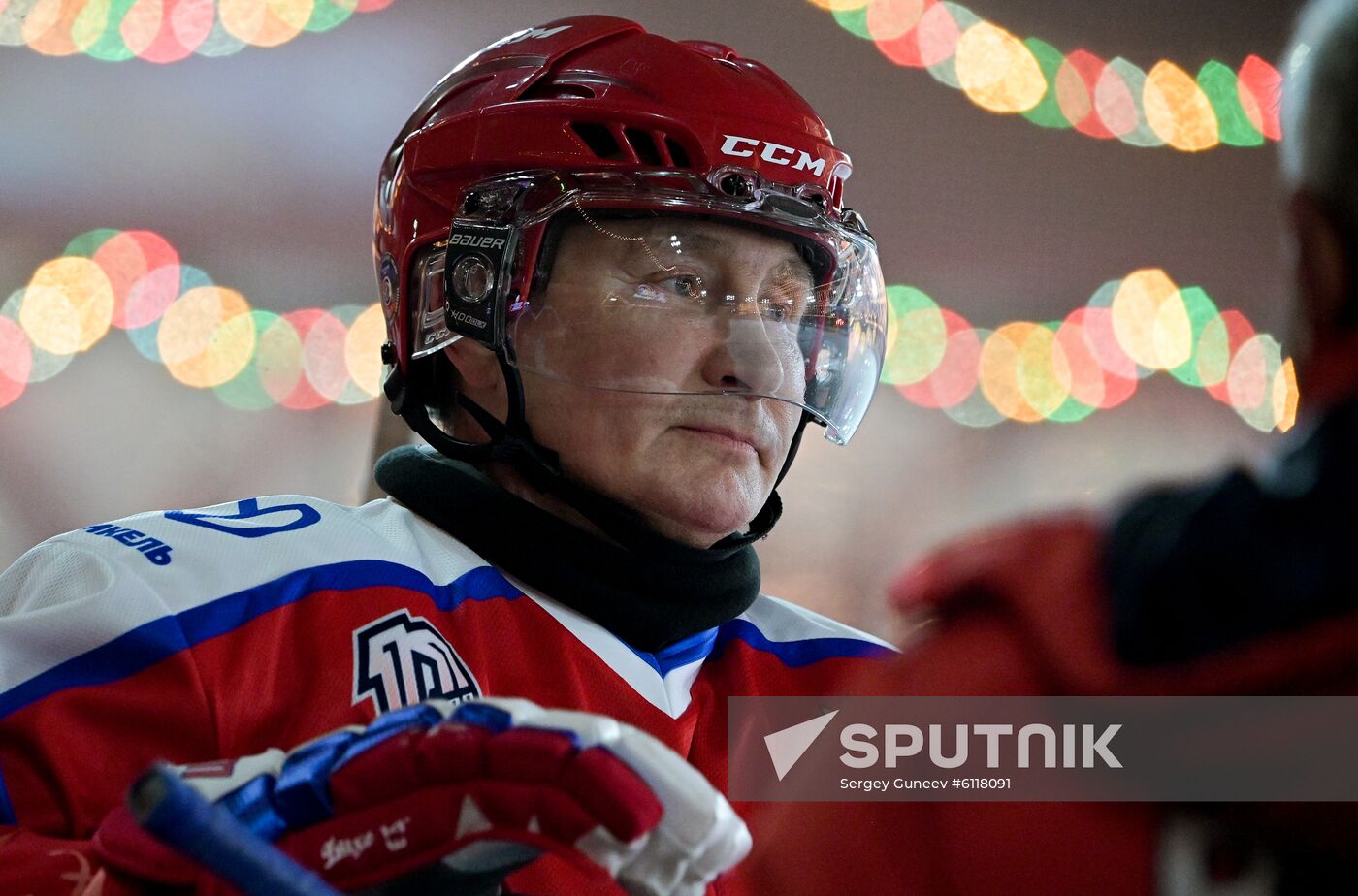 Russia Putin Ice Hockey