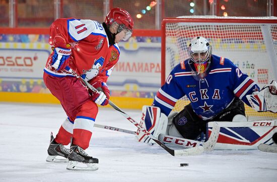 Russia Putin Ice Hockey