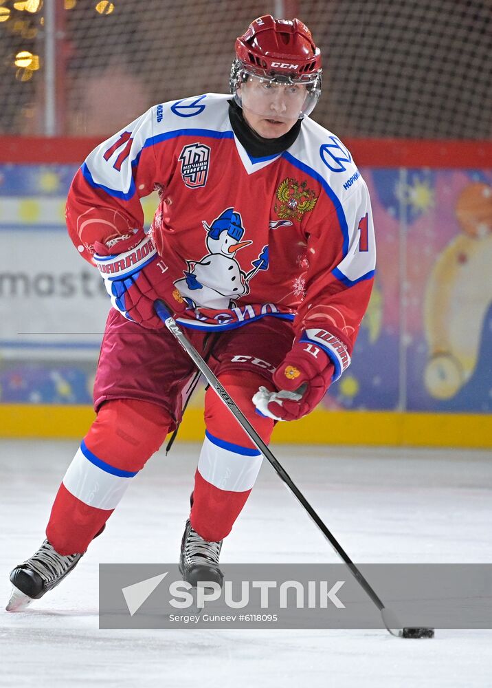 Russia Putin Ice Hockey