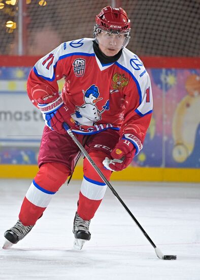 Russia Putin Ice Hockey