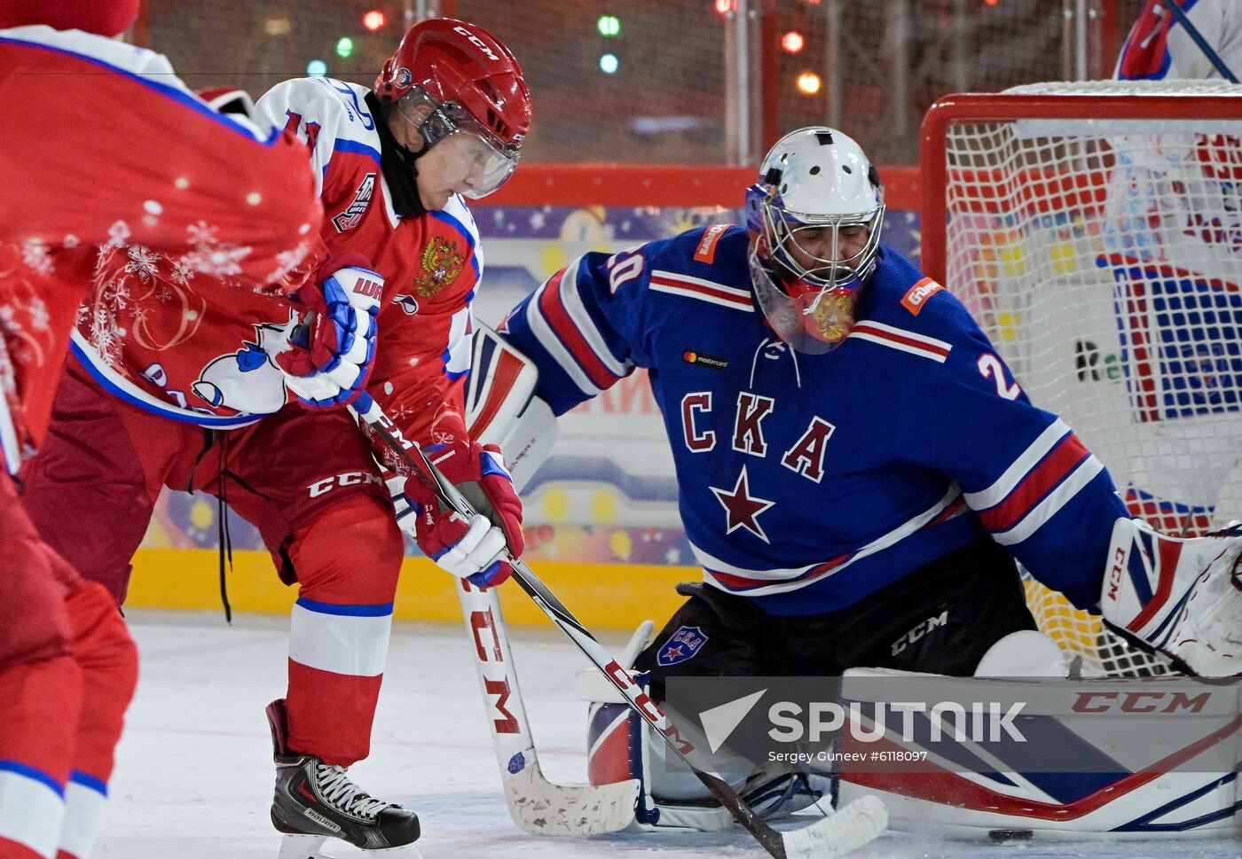 Russia Putin Ice Hockey