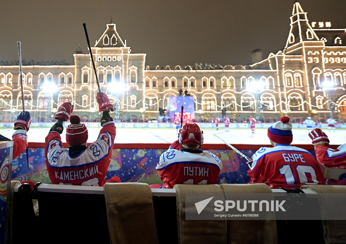 Russia Putin Ice Hockey