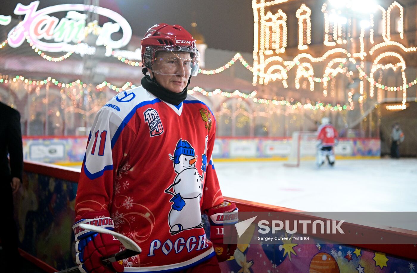 Russia Putin Ice Hockey