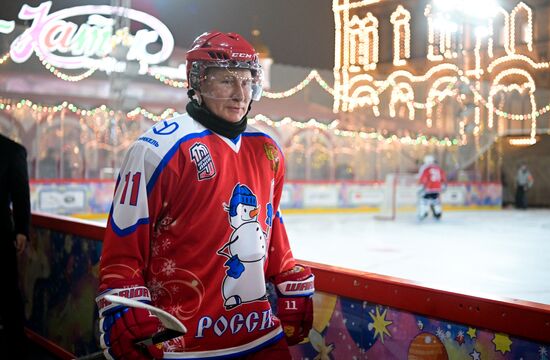 Russia Putin Ice Hockey