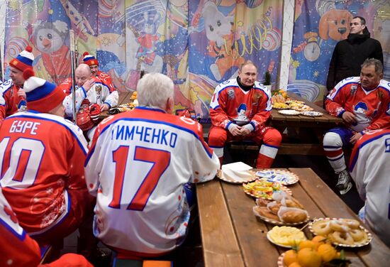 Russia Putin Ice Hockey