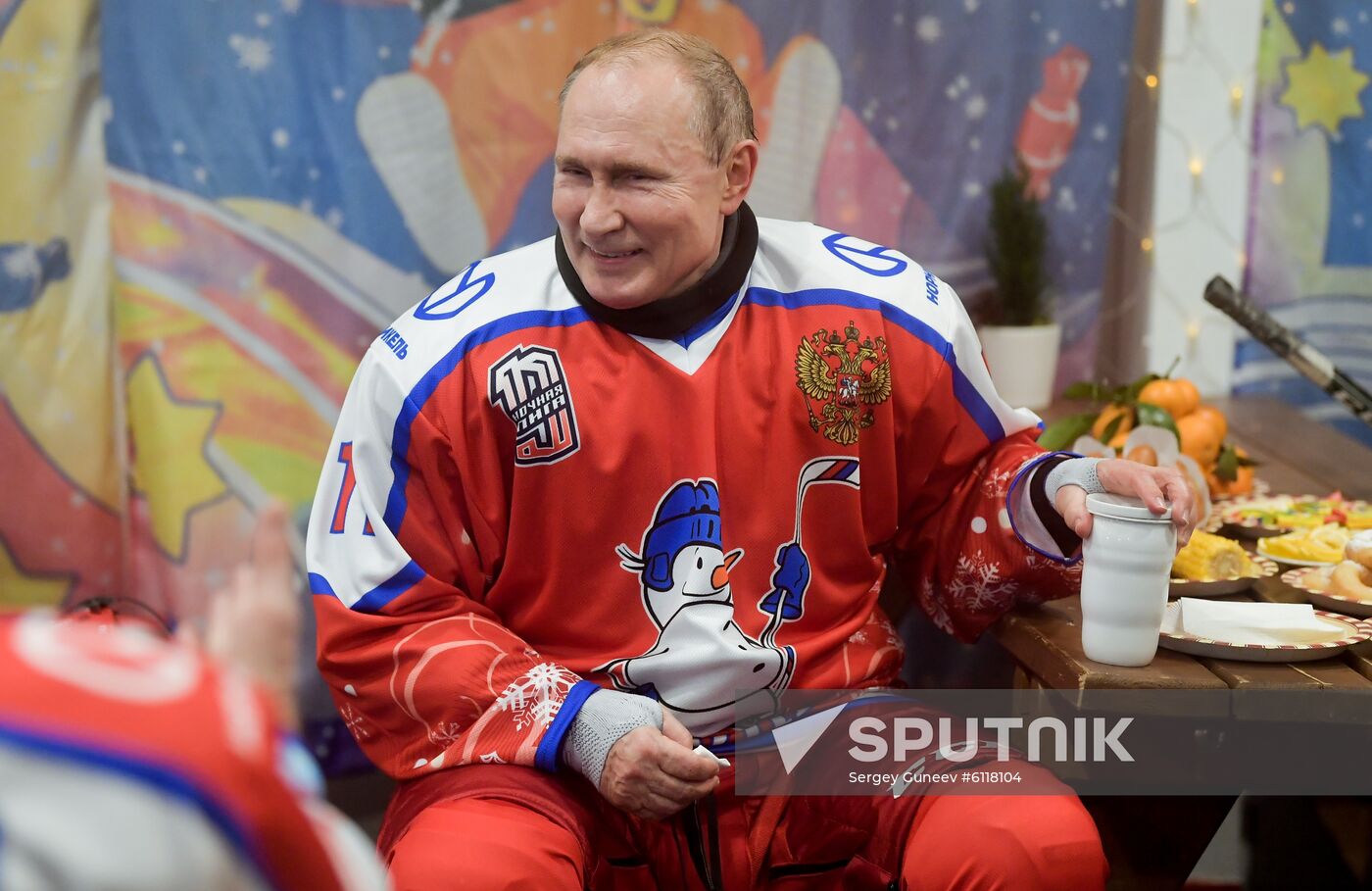 Russia Putin Ice Hockey