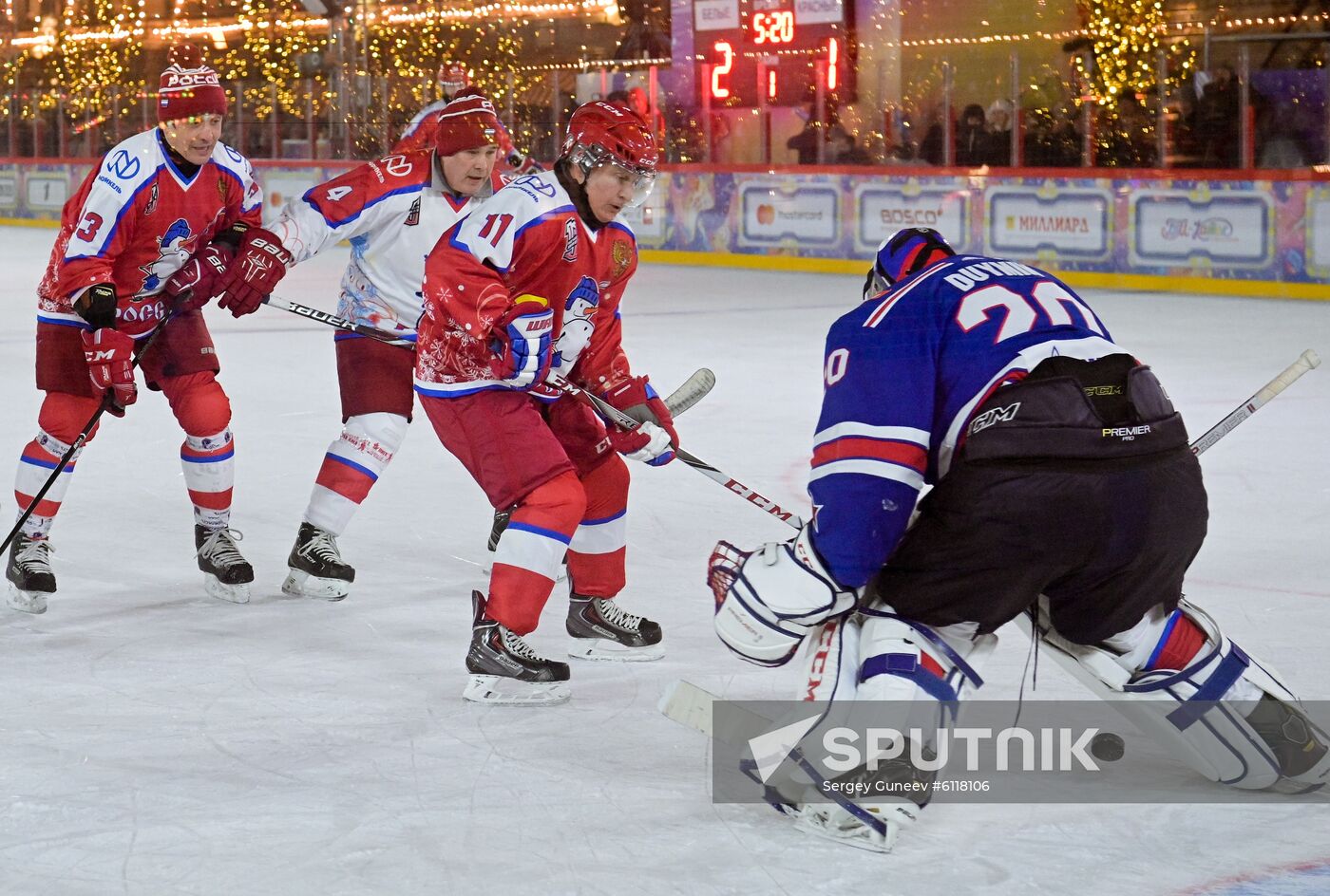 Russia Putin Ice Hockey