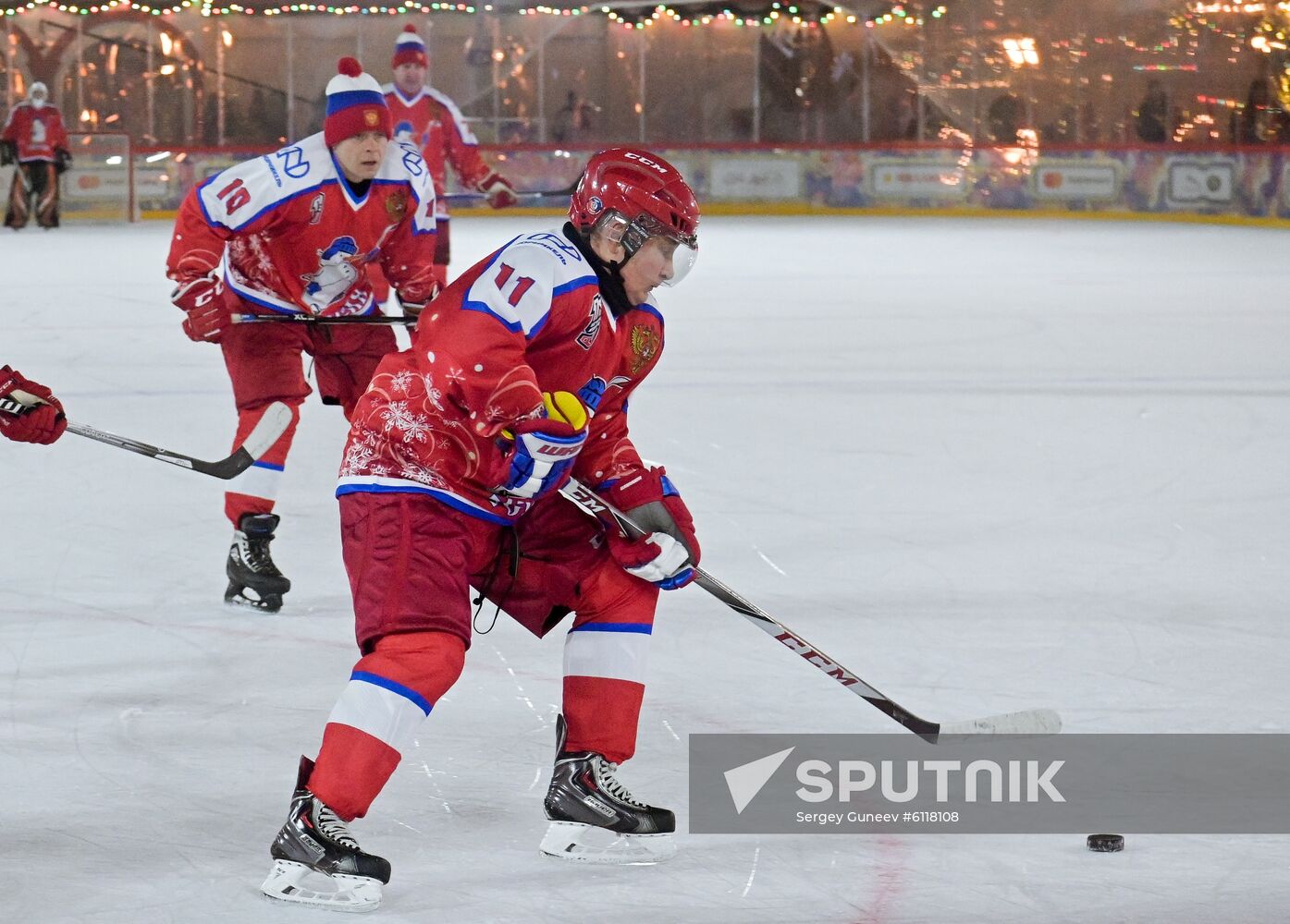 Russia Putin Ice Hockey