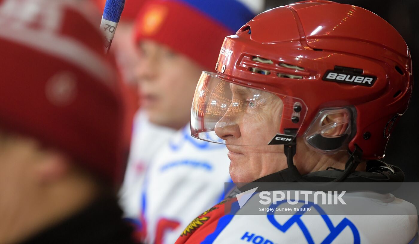 Russia Putin Ice Hockey