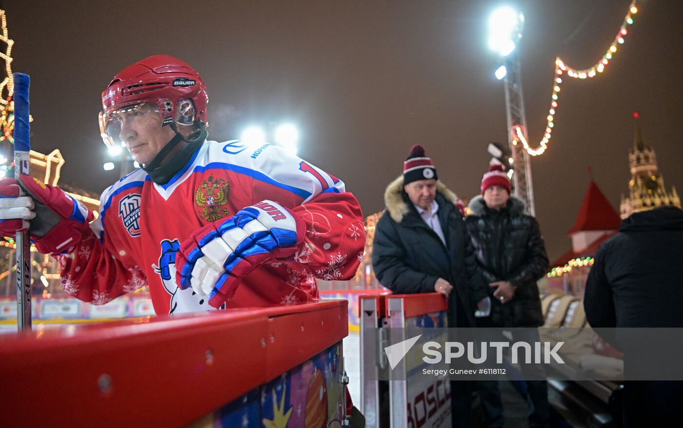 Russia Putin Ice Hockey
