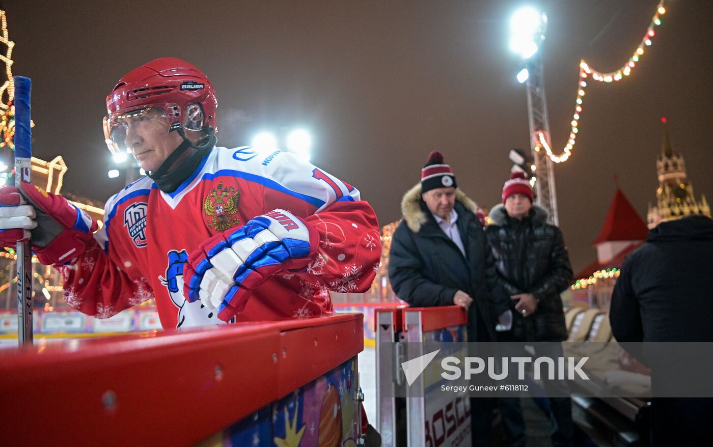 Russia Putin Ice Hockey