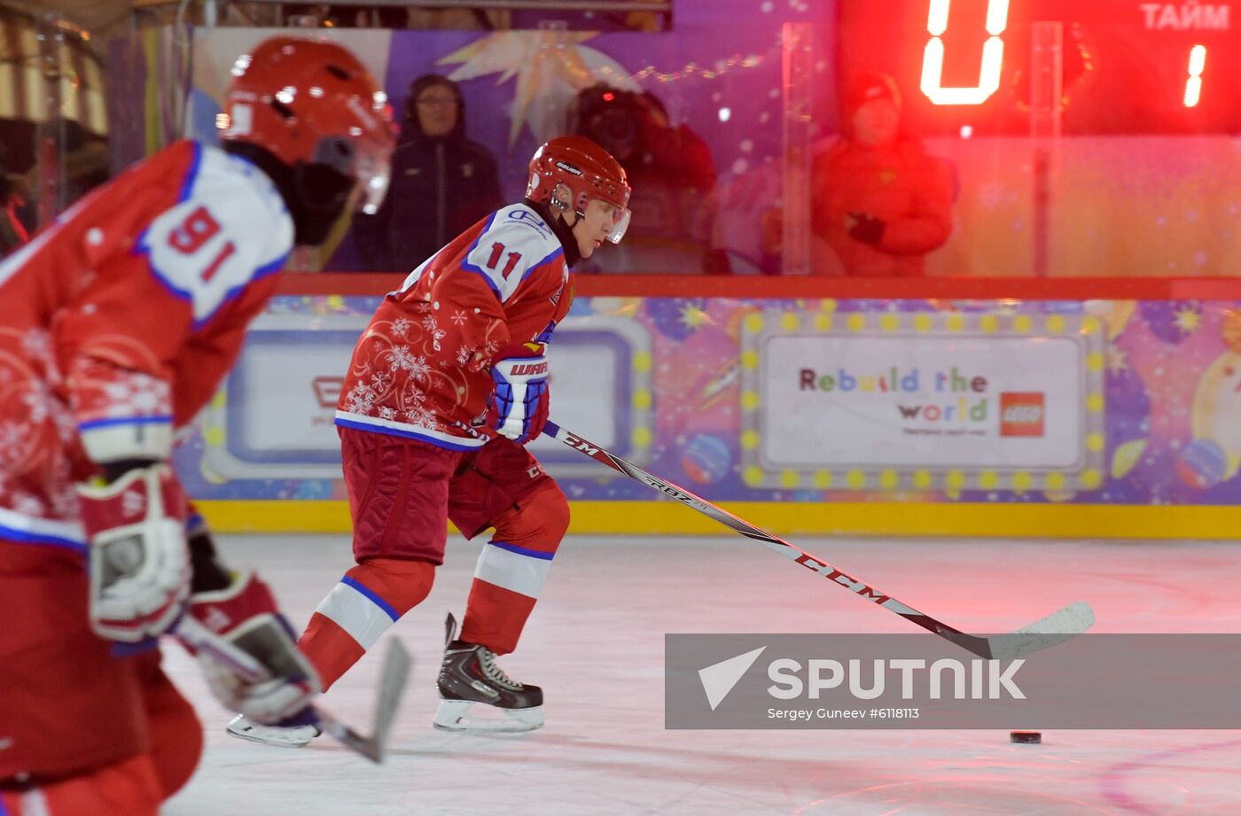 Russia Putin Ice Hockey