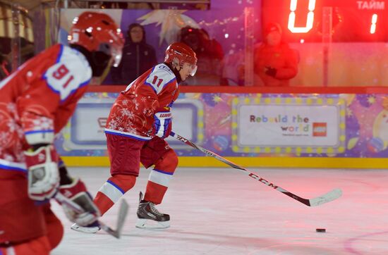 Russia Putin Ice Hockey