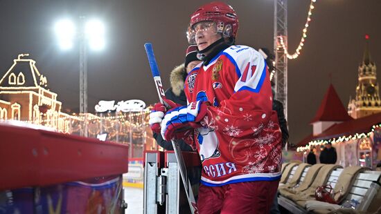 Russia Putin Ice Hockey