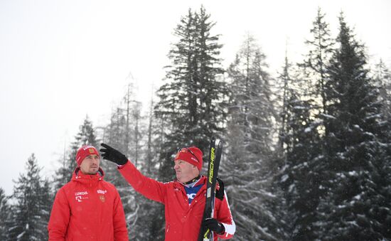 Switzerland Cross-Country Tour de Ski Training Session