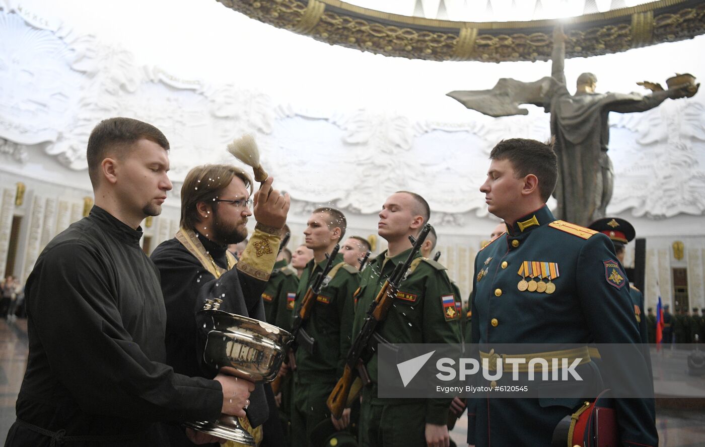 Russia Honour Guards Oath