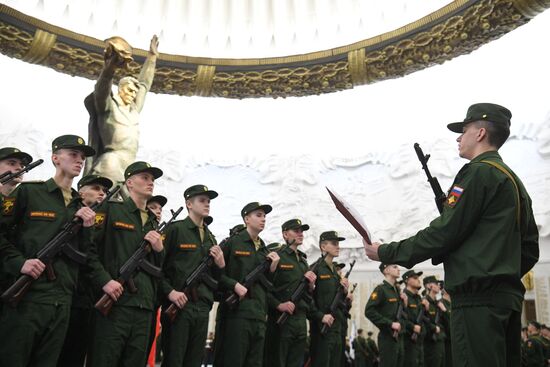 Russia Honour Guards Oath