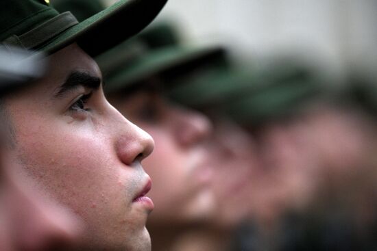 Russia Honour Guards Oath