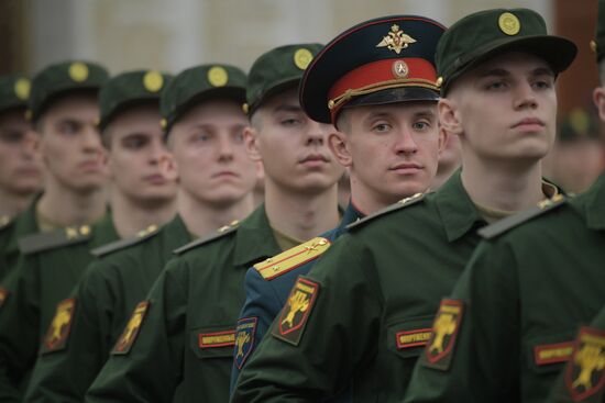 Russia Honour Guards Oath