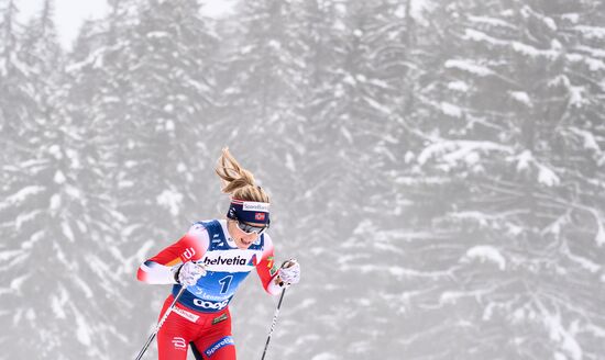 Switzerland Cross-Country Tour de Ski Women Mass Start