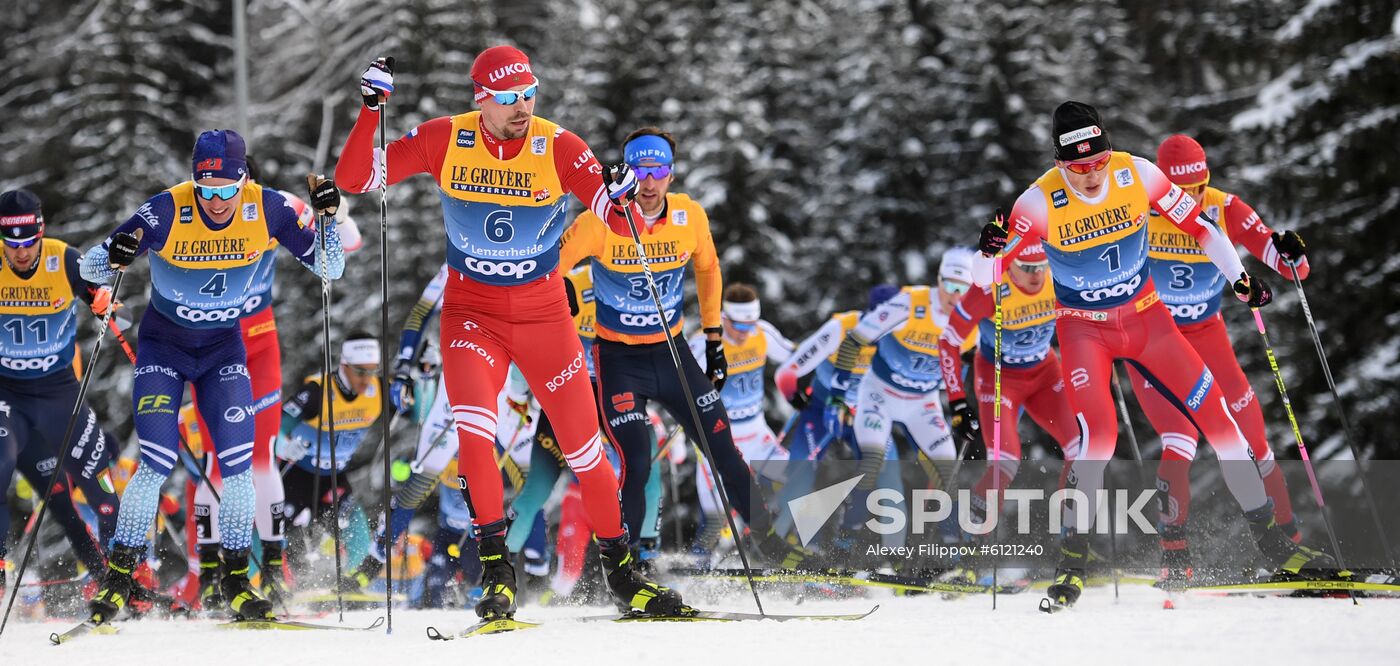 Switzerland Cross-Country Tour de Ski Men Mass Start