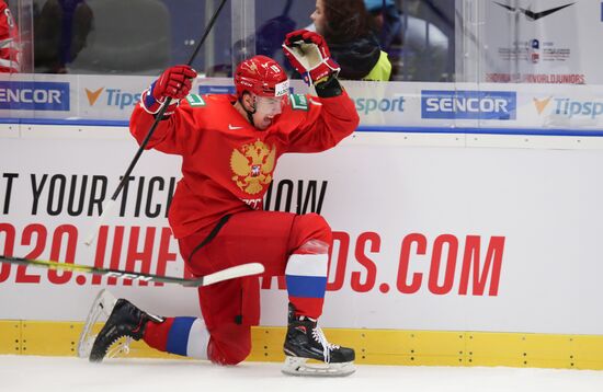 Czech Republic Ice Hockey Junior Worlds Russia - Canada