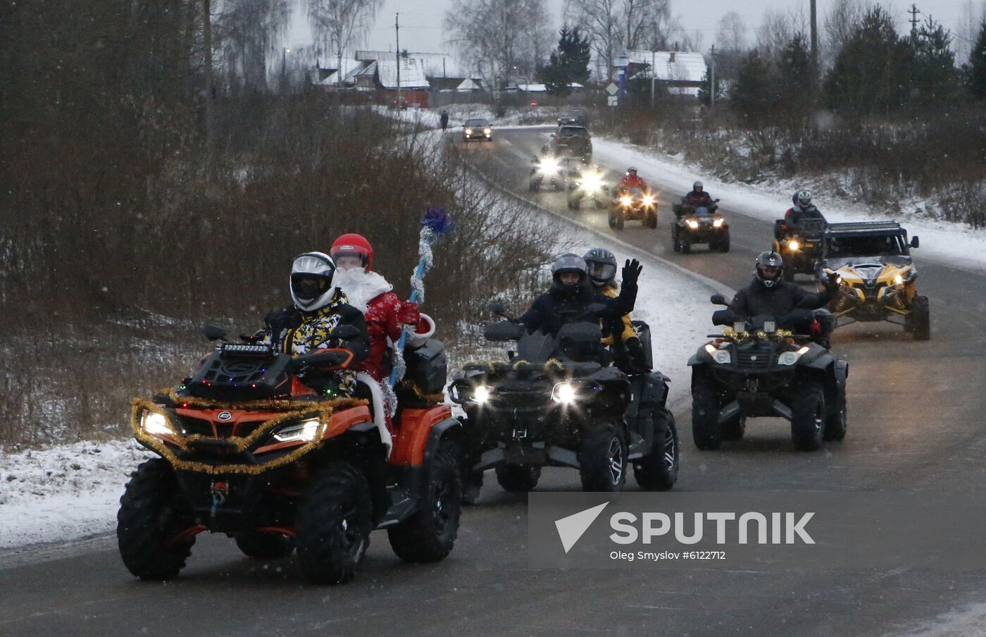 Russia Father Frost Run