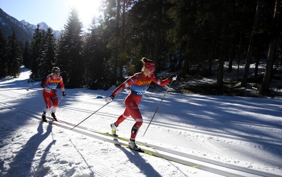 Italy Cross-Country Tour de Ski Women Pursuit Racing