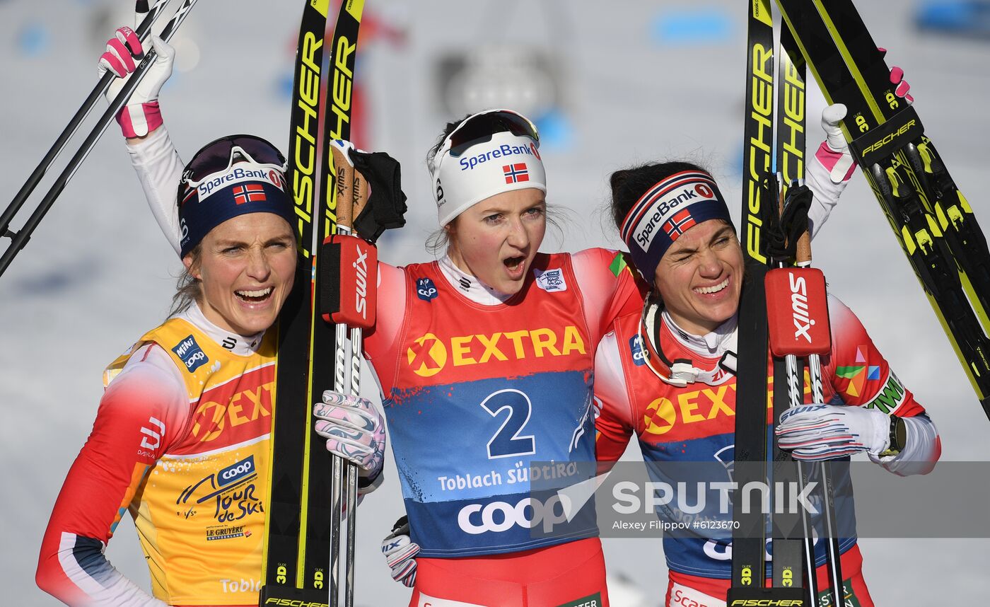 Italy Cross-Country Tour de Ski Women Pursuit Racing