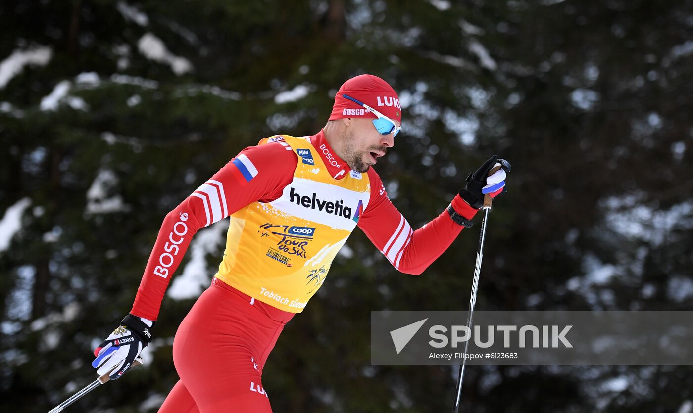 Italy Cross-Country Tour de Ski Men Pursuit Racing