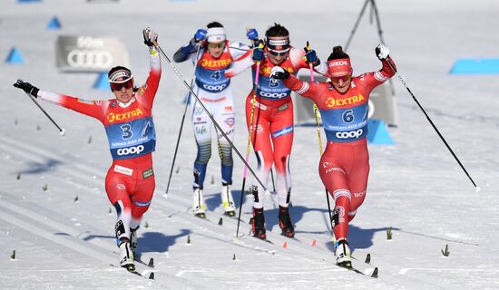 Italy Cross-Country Tour de Ski Women Pursuit Racing