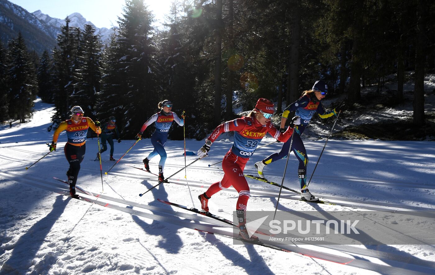 Italy Cross-Country Tour de Ski Women Pursuit Racing