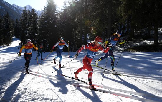 Italy Cross-Country Tour de Ski Women Pursuit Racing