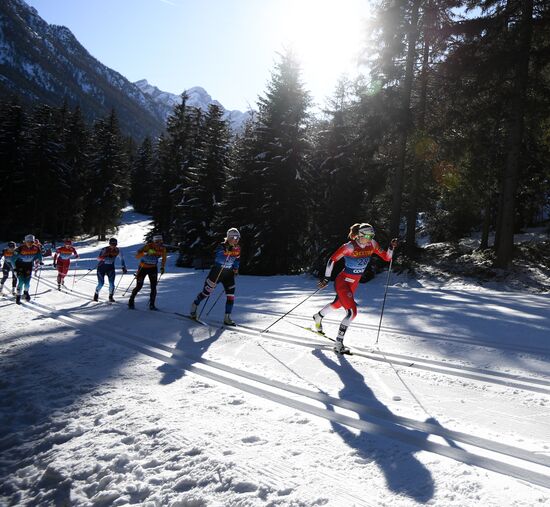 Italy Cross-Country Tour de Ski Women Pursuit Racing