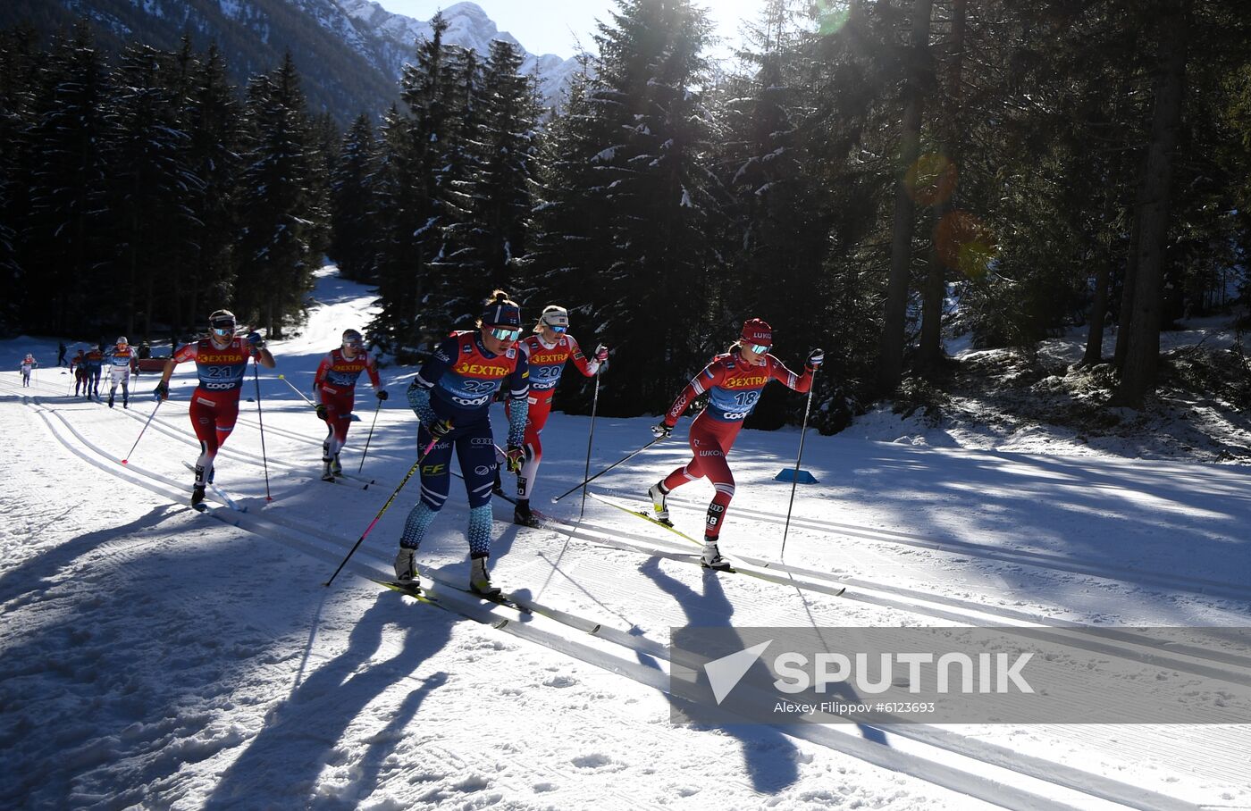 Italy Cross-Country Tour de Ski Women Pursuit Racing