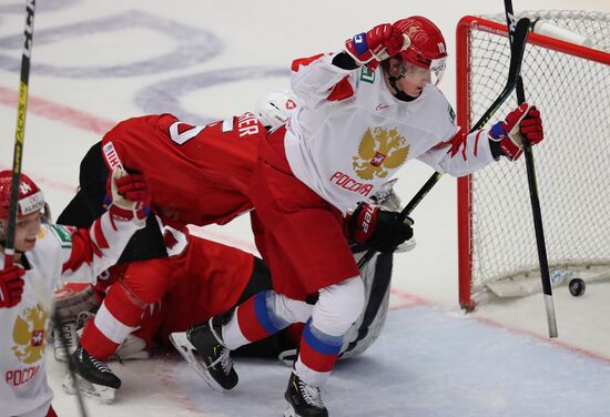 Czech Republic Ice Hockey Junior Worlds Switzerland - Russia