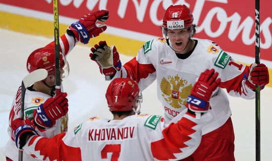 Czech Republic Ice Hockey Junior Worlds Switzerland - Russia