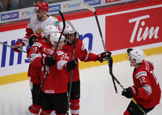 Czech Republic Ice Hockey Junior Worlds Switzerland - Russia