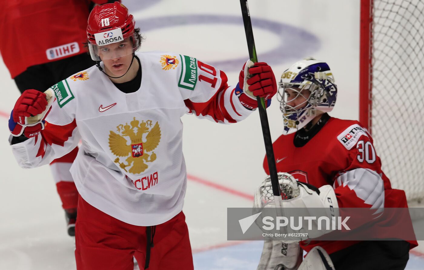 Czech Republic Ice Hockey Junior Worlds Switzerland - Russia