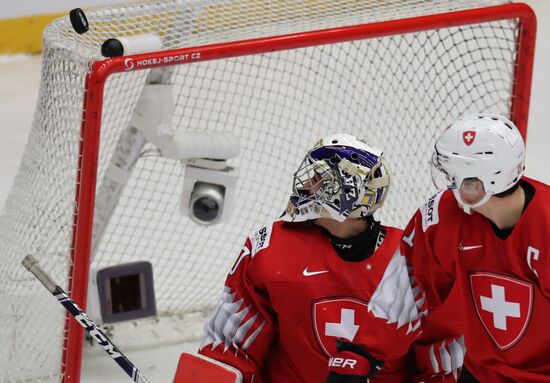 Czech Republic Ice Hockey Junior Worlds Switzerland - Russia