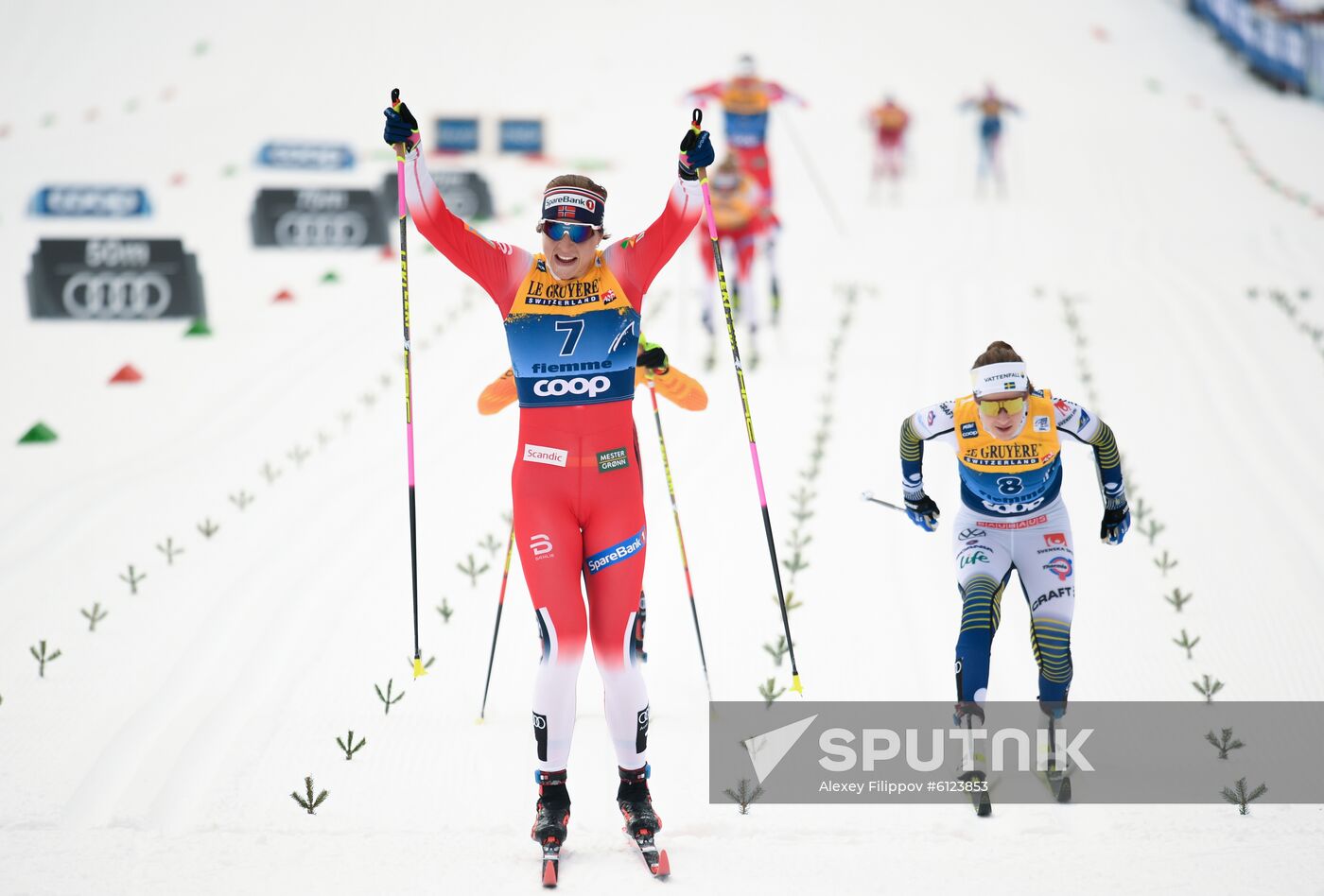 Italy Cross-Country Tour de Ski Women Mass Start